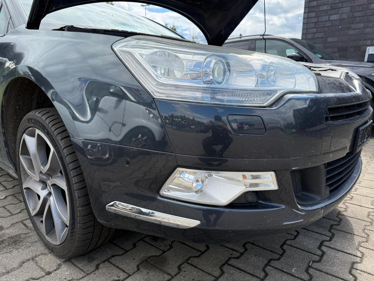 Citroen C5 original Stoßstange Stoßfänger vorn EYP Fulminatorgrau BJ10